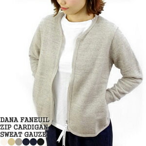  N[|20%OFF  2020SS _it@k/DANA FANEUIL m[J[WbvJ[fBK K[[ ZIP CARDIGAN D5317302/5320102 fB[X Rrj\ 