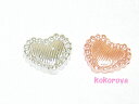 ミニパールシェルハート 5個 (10mm×10mm) ☆メール便OK☆