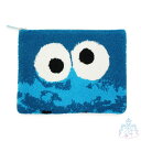 セサミさがらクラッチ Cモンスター クラッチバッグ セサミストリート キャラクター サガラ刺繍 A4サイズ レディース バッグ おしゃれ かわいい