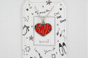 PNKラブカラーハート RD ネックレス ペンダント プチペンダント プチプラ ハート LOVE ロゴ モチーフ レディース 女性 クリスマス 誕生日 イベント プレゼント ギフト かわいい