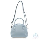 ニュアンスレザー角 2WAY ボストン Lブルー ショルダーバッグ レディース ハンドバッグ きれいめ かわいい 大人っぽ 2WAY レザー調 シンプル パステル 春