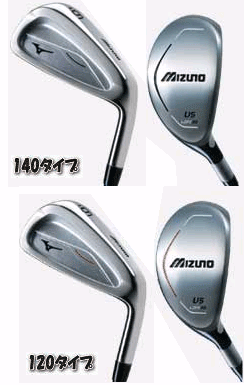 【ジュニアモデル　】ミズノ　アイアン単品　（U5,No.6,7,8,9,PW,SW）【2TYPE】[Mizuno　Jr]【■M■】