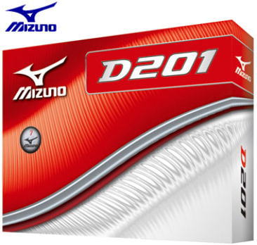 ミズノゴルフ D201 ゴルフボール 1ダース（12球入） 45OM-82210［MizunoGolf］【■M■】