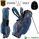 【即納!】エドウィンゴルフ スタンド式キャディバッグ 9型 EDWIN-036S (28314)【あす楽対応】