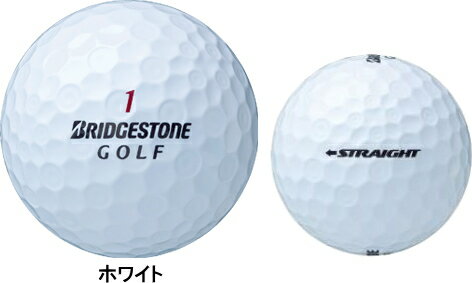 【即納！】ブリヂストンゴルフ スーパーストレート ゴルフボール 1ダース（12球入）[BRIDGESTONE GOLF SUPER STRAIGHT]【あす楽対応】