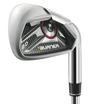 テーラーメイドバーナー2.0 アイアン 8本セット（#4〜9,PW,AW）ハイポリッシュモデル BURNER2.0　SUPERFAST85スチールシャフト[TaylorMade High Polish]