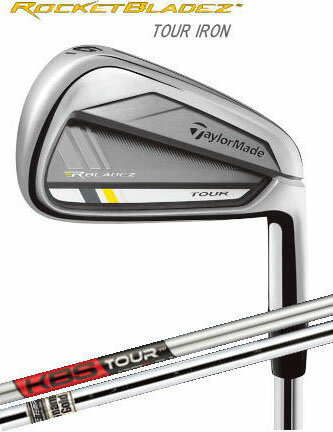 テーラーメイド ロケットブレイズツアーアイアン 6本セット（#5〜PW）KBS TOUR C-Taper95／Dynamic Goldシャフト［Taylormade ROCKETBLADEZ TOUR］