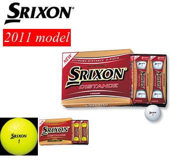 ダンロップ　スリクソン　DISTANCEゴルフボール★2011年モデル★（12球入り）[2color][DUNLOP　SRIXON　ディスタンス]【■D■】