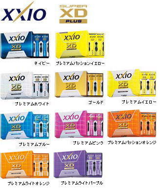 【オウンネーム無料！】ダンロップ　ゼクシオ SUPER　XD　PLUS　1ダース（12球入り）[10color]【■D■】