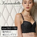 補正 ロング ブラ 単品 イミュアビリテ( B65 B70 B75 B80 C65 C70 C75 C80 D65 D70 D75 D80 E65 E70 E75 E80 F65 F70 F75 F80 Bカップ Cカップ Dカップ Eカップ Fカップ ランジェリー ブラック 脇肉 脇高 レディース 女性 着やせ 脇肉誘導ブラ 盛りブラ 盛れる ブラジャー )*