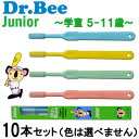 【 定形外 送料無料 】 ドクタービージュニア ( 10本セット )( ビーブランド / Dr.Bee Junior / 子供用 歯ブラシ / ドクタービー ジュニア )【tg_tsw_7】『0』