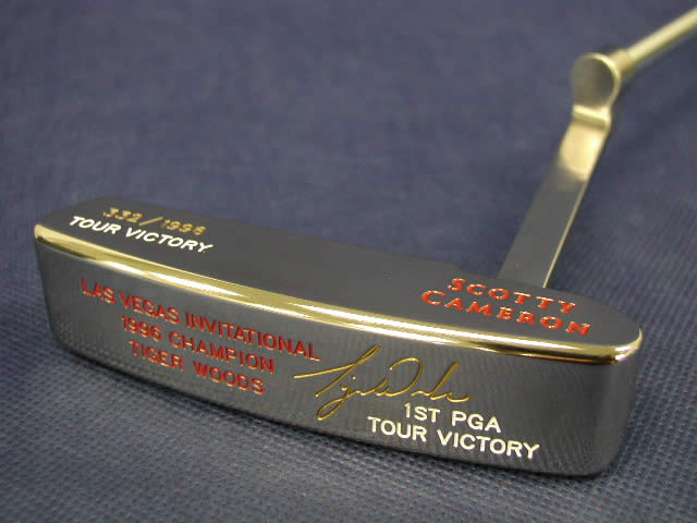 ★スコッティーキャメロン　SCOTTY CAMERON　1996 LAS VEGA INVITATIONAL TIGER WOODS 1ST VICTORY PUTTER