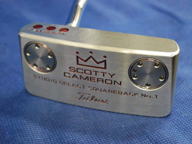 ★スコッティーキャメロン　SCOTTY CAMERON　STUDIO SELECT SQUAREBACKNo.1 PUTTER 34/350G LH