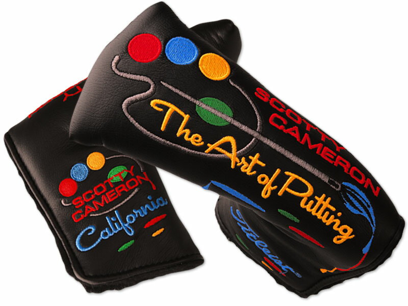 ★スコッティーキャメロン　SCOTTY CAMERON CALFORNIA THE ART OF PUTTING HEADCOVER BLACK