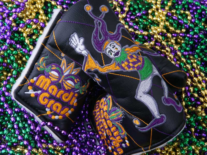 ★スコッティーキャメロン　SCOTTY CAMERON　2012 MARDI GRAS JESTER HEADCOVER BLACK 99895