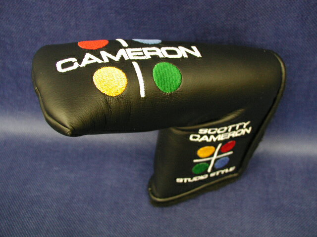 ★スコッティーキャメロン　SCOTTY CAMERON　STUDIO STYLE BLACK HEADCOVER市販されていない限定パターカバー。