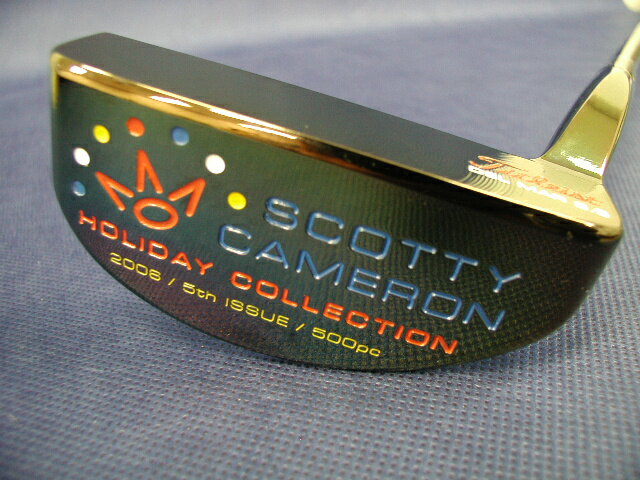 ★スコッティーキャメロン　SCOTTY CAMERON　2006 HOLIDAY DEL MAR 3.5 PUTTERブラックパールデルマー3．5