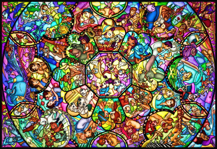 【あす楽】ディズニー オールキャラクター 1000ピース ジグソーパズル ディズニー ステ…...:puzzle:10002835
