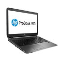 新品 ノートパソコン HP ProBook 450 G2 Notebook PC ( Windows 7 Professional 32ビット / Core i5-5200U / 4GB / 500GB / DVDスーパーマルチ / 15.6インチ )【納期 〜3営業日】【送料無料】【メーカー保証】【02P03Dec16】