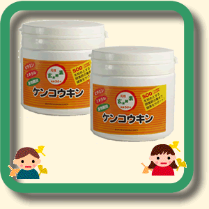 【代引手数料無料】ケンコウキンボトル2個セットで1割引（玄米酵素食品250グラムプラスチックボトル入り）本物の生きた酵素がたっぷり！　玄米酵素の元です。50有余年皆様の健康に寄与しています！