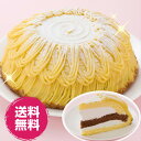 モンブランケーキ 7号 21.0cm バースデー ケーキ 誕生日 ケーキセット・詰合せ 洋菓子 送料無料 誕生 日 アイス birthday cake 冷凍