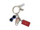  XyV Coach R[` L[z [ L[`F[ `[ T}[ }`~bNX 62509 Vo[ }` Vi COACH SUMMER MULTI MIX Key Ring Keychain FOB (Style F62509) SV MC
