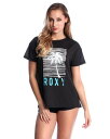 【アウトレット価格 / ROXY ロキシー】 レディース PTBB TEE ラッシュガード 半袖ラッシュT RLY162037 BLK1