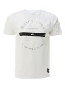 【QUIKSILVER クイックシルバー】 メンズ MW TECH ST Tシャツ QUIK TECH 涼感速乾ロゴTシャツ QST172014 WHT