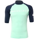 クイックシルバー QUIKSILVER メンズ / UPF50+ 半袖 プルオーバーラッシュガード Pullover Rash Guard 【QLY181003 MIN】
