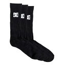 ディーシーシューズ DC SHOES SPP 【DC ディーシー】CREW 3PK Socks 【EDYAA03149 KVJ0】