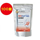 送料無料 薬用ホットタブ重炭酸湯 薬用HotTab 重炭酸湯 ホットタブ 入浴剤 重炭酸タブレット 100錠入り