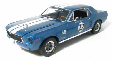 1/18scale グリーンライト GREENLIGHT 1968 Bill Maier Ford Mustang Racing Tribute #22 ビル フォード マスタング