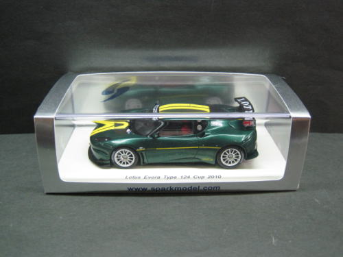 1/43scale スパーク Spark Lotus Evora Type 124 CUP 2010 ロータス エボラ タイプ