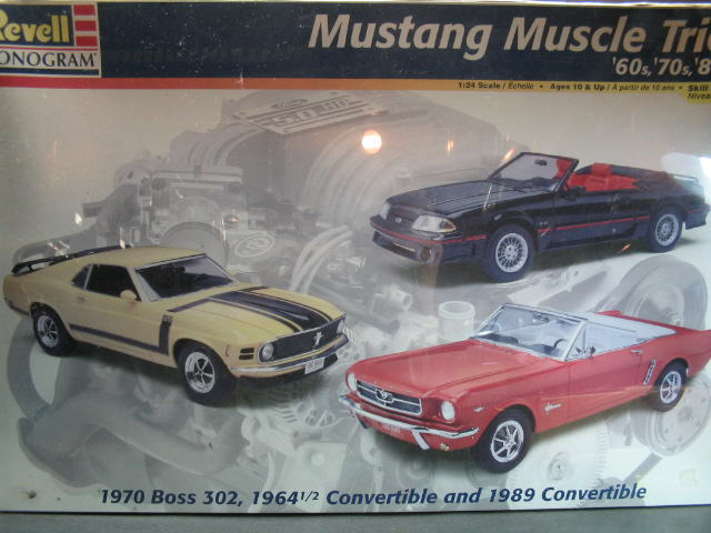 Revell レベル Mustang Muscle Trio '60s '70s '80s マスタング