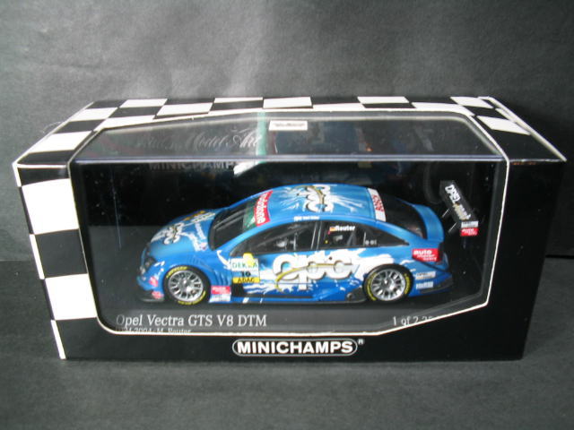 1/43scale ミニチャンプス MINICHAMPS Opel VECTRA GTS V8 DTM 2004 OPC Team Hoizer M.Reuter オペル