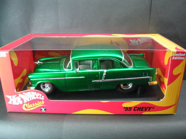 1/18scale ホット ウィール Hot Wheels `55 CHEVY シェビー