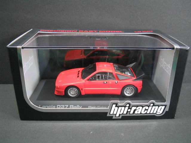 1/43scale エイチピーアイ hpi・racing Lancia 037 Rally Plain Color Model Red ランチア ラリー