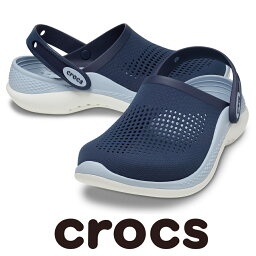 crocs クロックス 206708-nvyblugry ユニセックス メンズ レディース サンダル sandal LiteRide <strong>360</strong> Clog ライトライド <strong>360</strong> クロッグ スポーツサンダル スポサン アウトドア