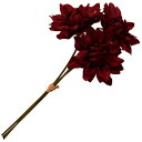 《 造花 》◆とりよせ品◆Parer ダリアバンドル レッド(1束3本) インテリア