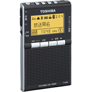 東芝 AM／FMポケットラジオ TY−SPR5−K【送料無料】...:r-kojima:10256694