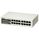 バッファロー スイッチングハブ(16ポート) LSW3‐TX‐16NSR