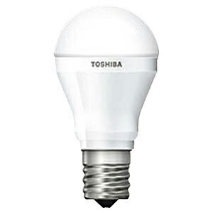 東芝 LED電球　電球色相当　E17口金　ミニクリプトン形　全光束380lm　E−CORE LDA5L−WE17