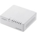 エレコム 1000BASE-T対応 スイッチングハブ 5ポート(マグネット付) EHC‐G05PA‐JW‐K (ホワイト)