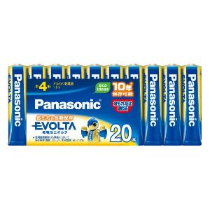 Panasonic 【単4形乾電池】アルカリ乾電池×20本　「エボルタ」 LR03EJ／2…...:r-kojima:10266369