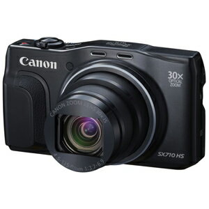 Canon デジタルカメラ 「PowerShot SX710」 PS−SX710HS−BK＜ブラック...:r-kojima:10272414