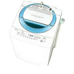東芝 全自動洗濯機（7kg）「マジックドラム」 AW−7D3M−L　＜シャイニーブルー＞【…...:r-kojima:10271714