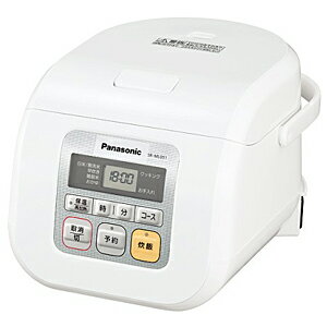 【ポイント2倍】Panasonic 電子ジャー炊飯器（3合） SR−ML051−W　＜ホワイト＞【送料無料】日本全国送料無料！更に代引き手数料無料！