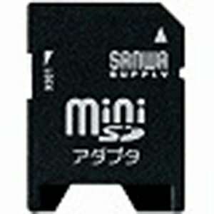 サンワサプライ 変換アダプタ（miniSDカード⇒SDカード） ADR−MINIK...:r-kojima:10298978