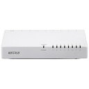 バッファロー スイッチングハブ「8ポート・100/10Mbps・ACアダプタ」ホワイト LSW4‐TX‐8EP/WHD