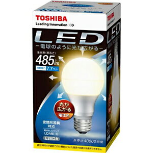 東芝 電球型LED LDA8LG　＜電球色＞合計5,000円以上で日本全国送料無料！更に代引き手数料も無料。